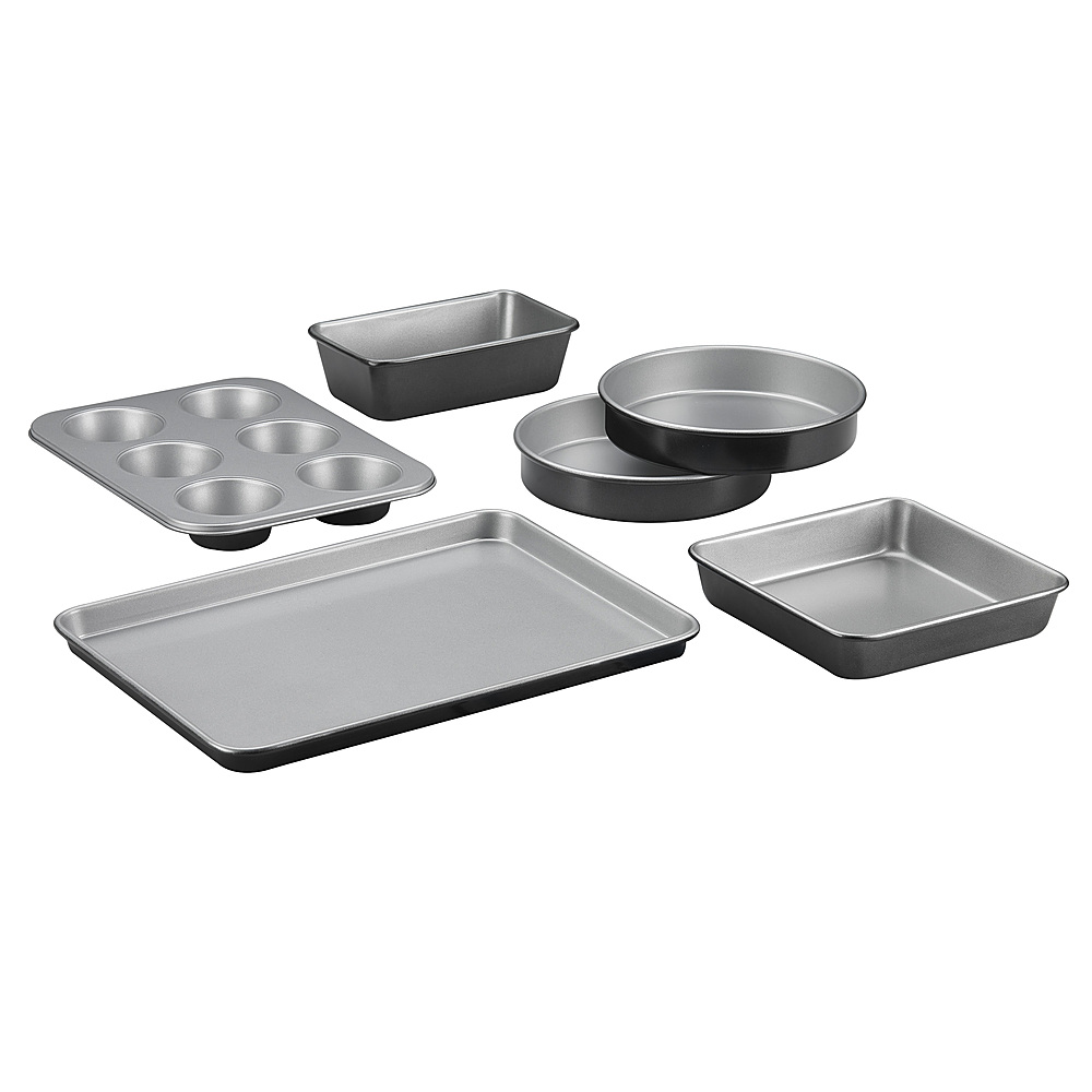 Angle View: Cuisinart - Chef's Classic 6-Piece Bakeware Set - Silver