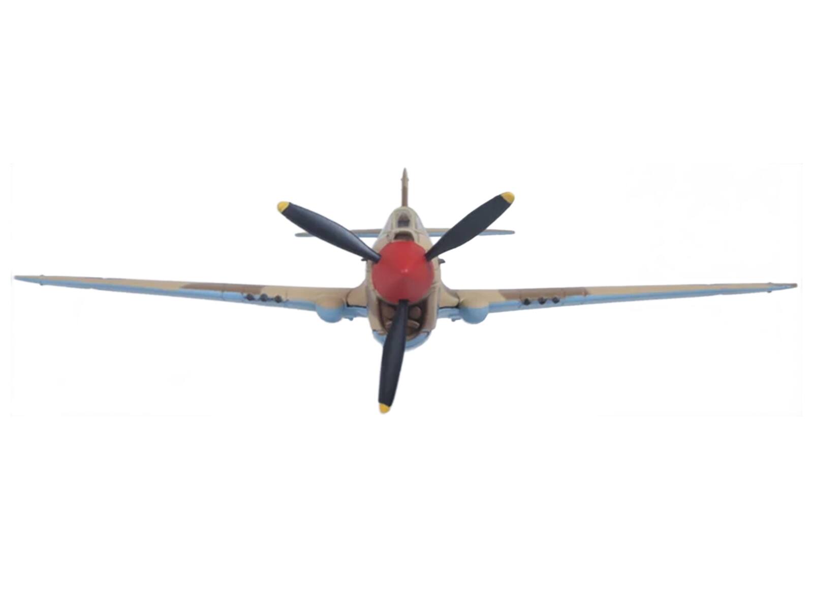 Alt View 4. Oxford Diecast - Curtiss Warhawk P-40E Fighter Aircraft "Miss Memphis" (1943) US Army Air Forces 1/72 Diecast Model by Oxford Diecast.