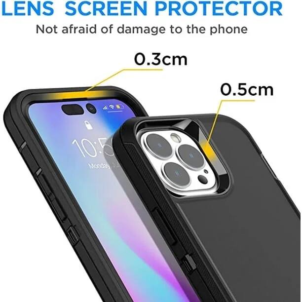 LENS SCREEN PROTECTOR  
Not afraid of damage to the phone  
0.3cm  
0.5cm  
10:05  
Monday