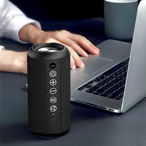 Alt View 3. Ortizan - Ortizan Portable Bluetooth Speaker，IPX7 Waterproof, TWS Stereo, 30H Playtime，Black - black.