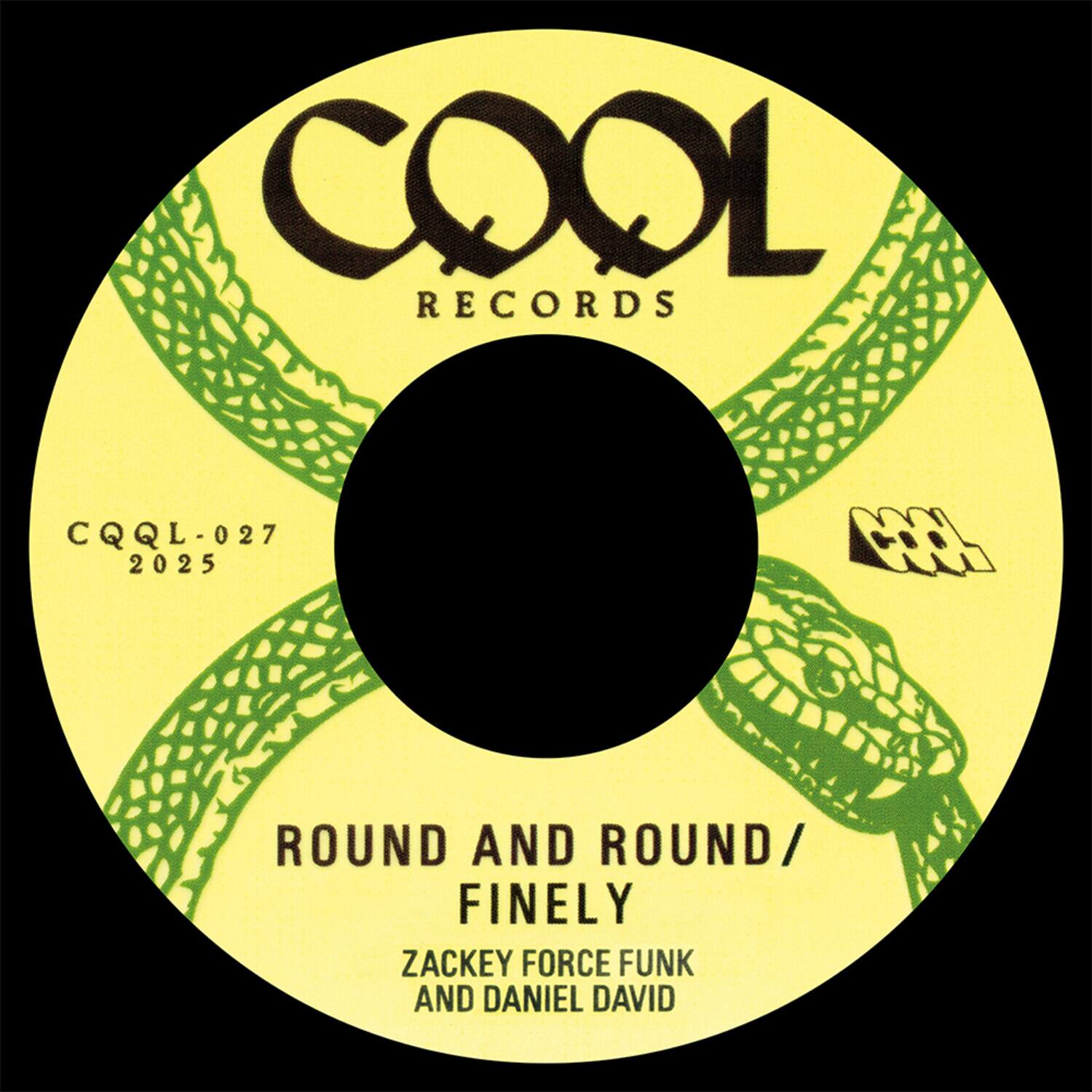 Zackey Force Funk - Round and Round b/w Finely   - 7-INCH SINGLE [7 inch Vinyl Disc]