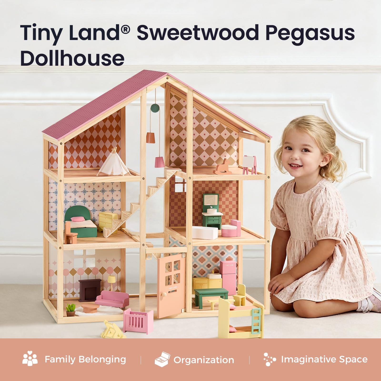 Tiny Land® Sweetwood Pegasus Dollhouse

Family Belonging | Organization | Imaginative Space