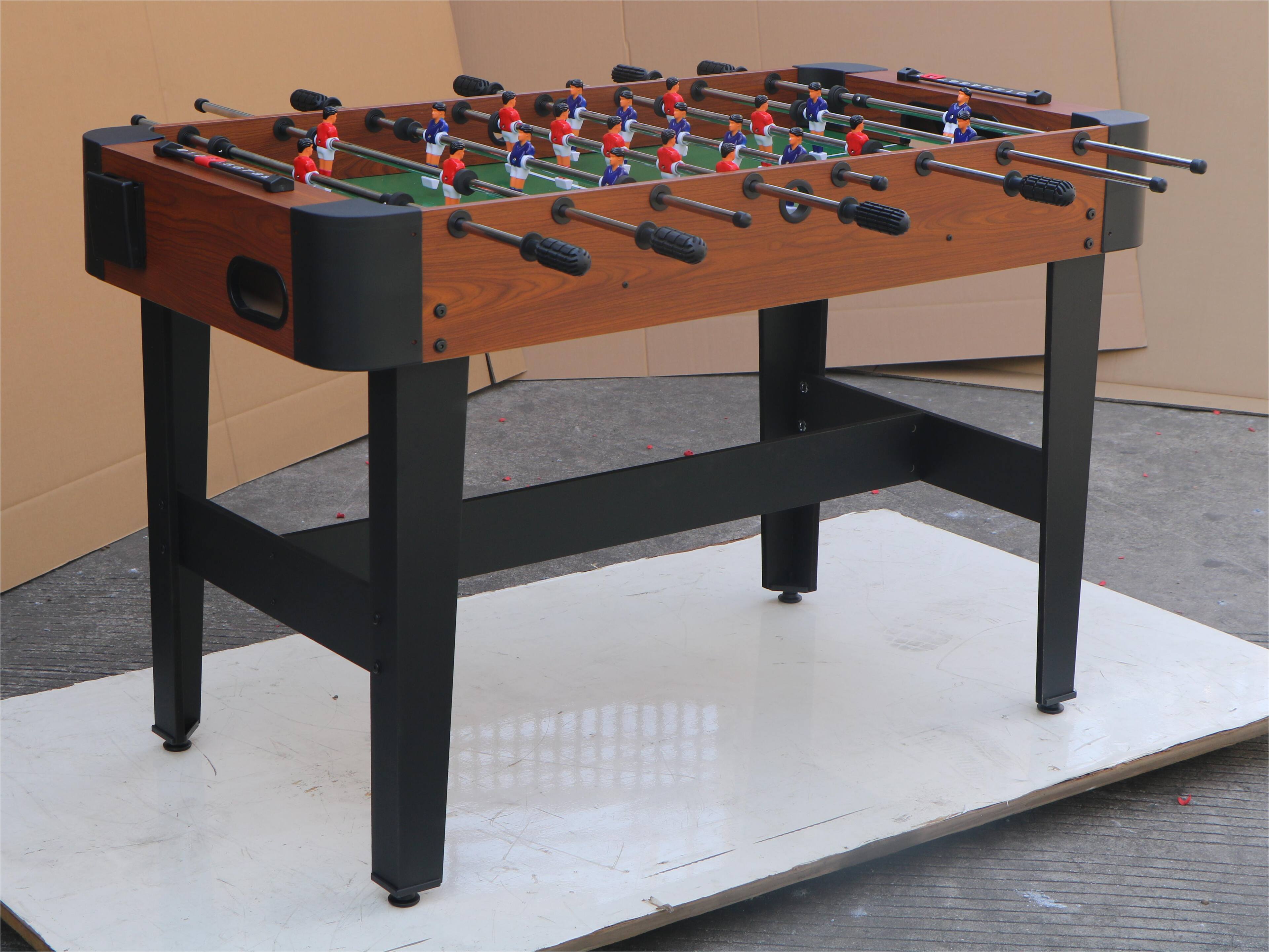 Left. ELEMENT ACE - 4ft Foosball Table for Family Game Room - Durable Construction & Fun for All Ages - Wood.
