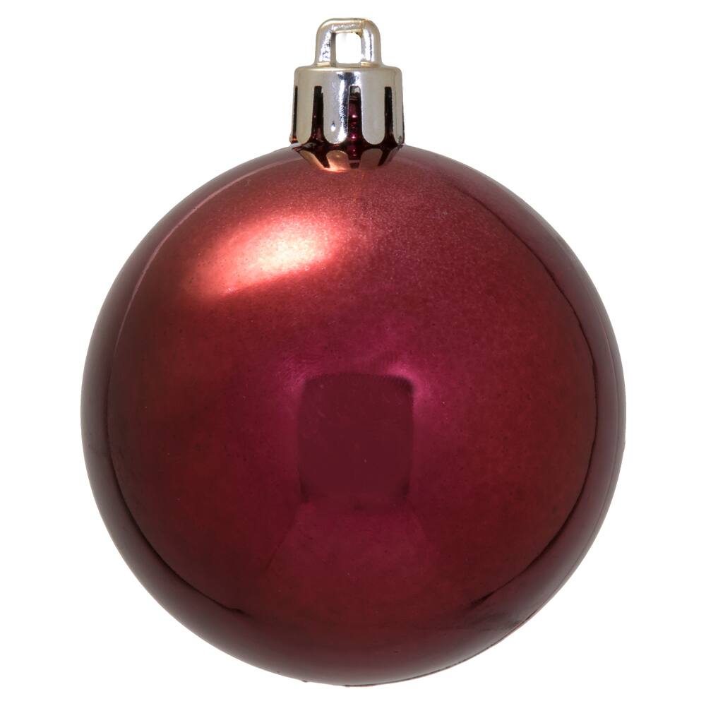 Front. Vickerman - 2.4" Wine Shiny Ball 60 Box - Wine.