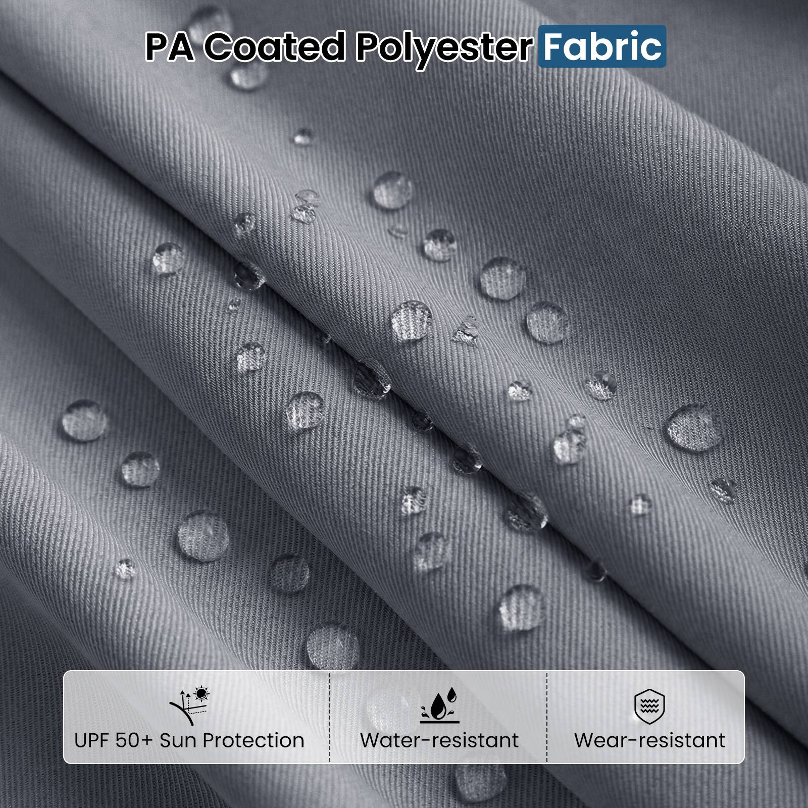 PA Coated Polyester Fabric

- UPF 50+ Sun Protection
- Water-resistant
- Wear-resistant