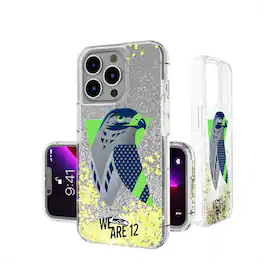 Keyscaper - NFL - Seattle Seahawks iPhone Glitter Case - 13 - Multicolor
