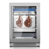 Front. Ca'Lefort - Dry Age Fridge for Steaks, Dry Aging Fridge for Meat, Ribeye, Lamb & Ham, Holds 209 lb, (3.78 cu.ft) - silver.