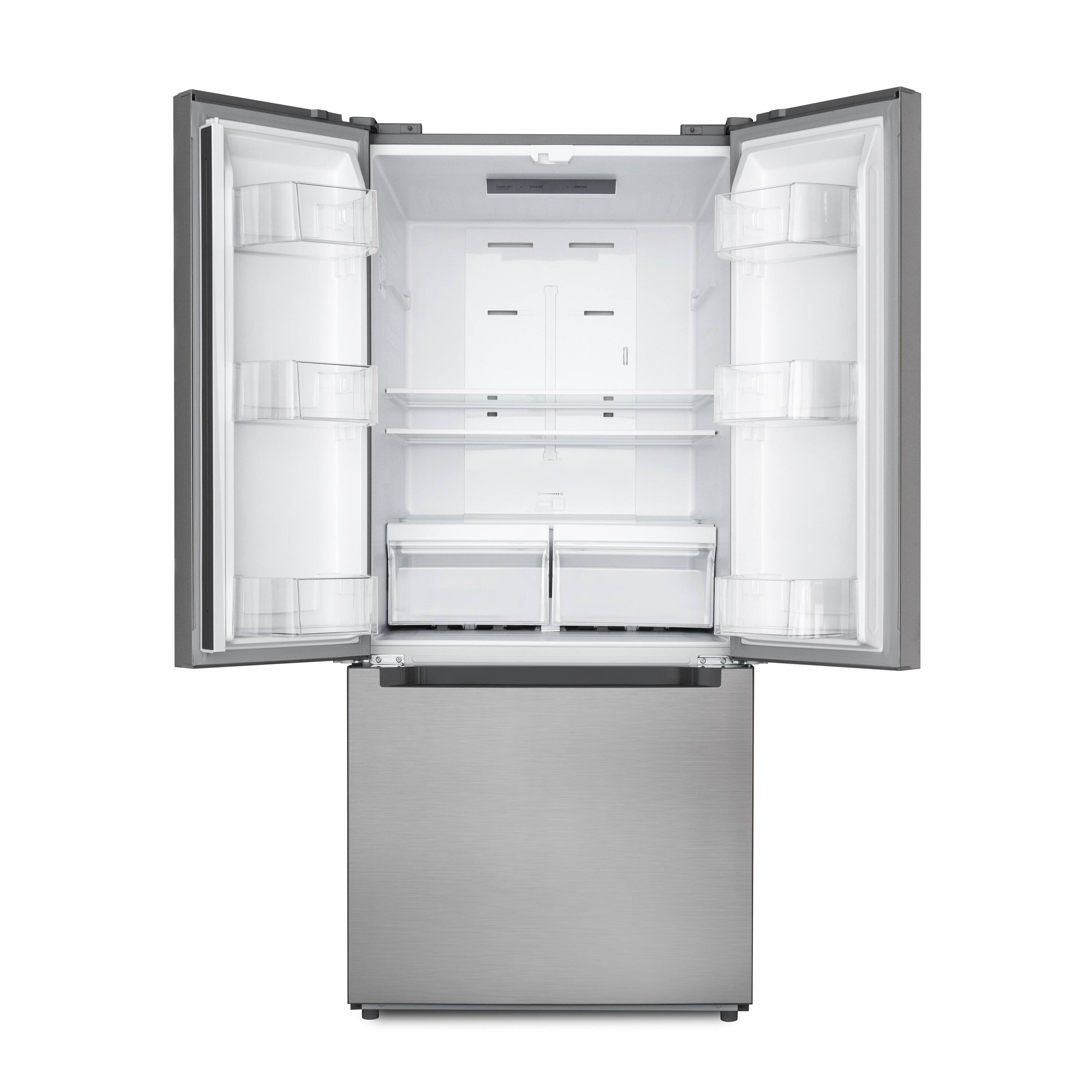 Alt View 9. Koolmore - 18.5 cu. ft. Stainless-Steel French Door Refrigerator in Silver (KM-RERFDSS-18C) - Stainless-Steel.