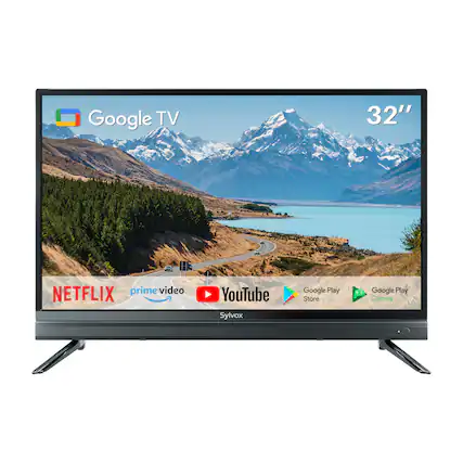 Google TV
32"
prime video NETFLIX
YouTube
Google Play Store
Google Play Games