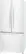 Angle. Frigidaire - 18 Cu. Ft Counter Depth French Door Refrigerator with CrispSeal Crispers - White.