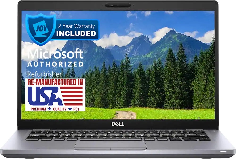 Dell - 5410 14" Refurbished Laptop - Intel 10th Gen Core i5 with 32GB Memory - Intel UHD Graphics - 512GB SSD - Black
