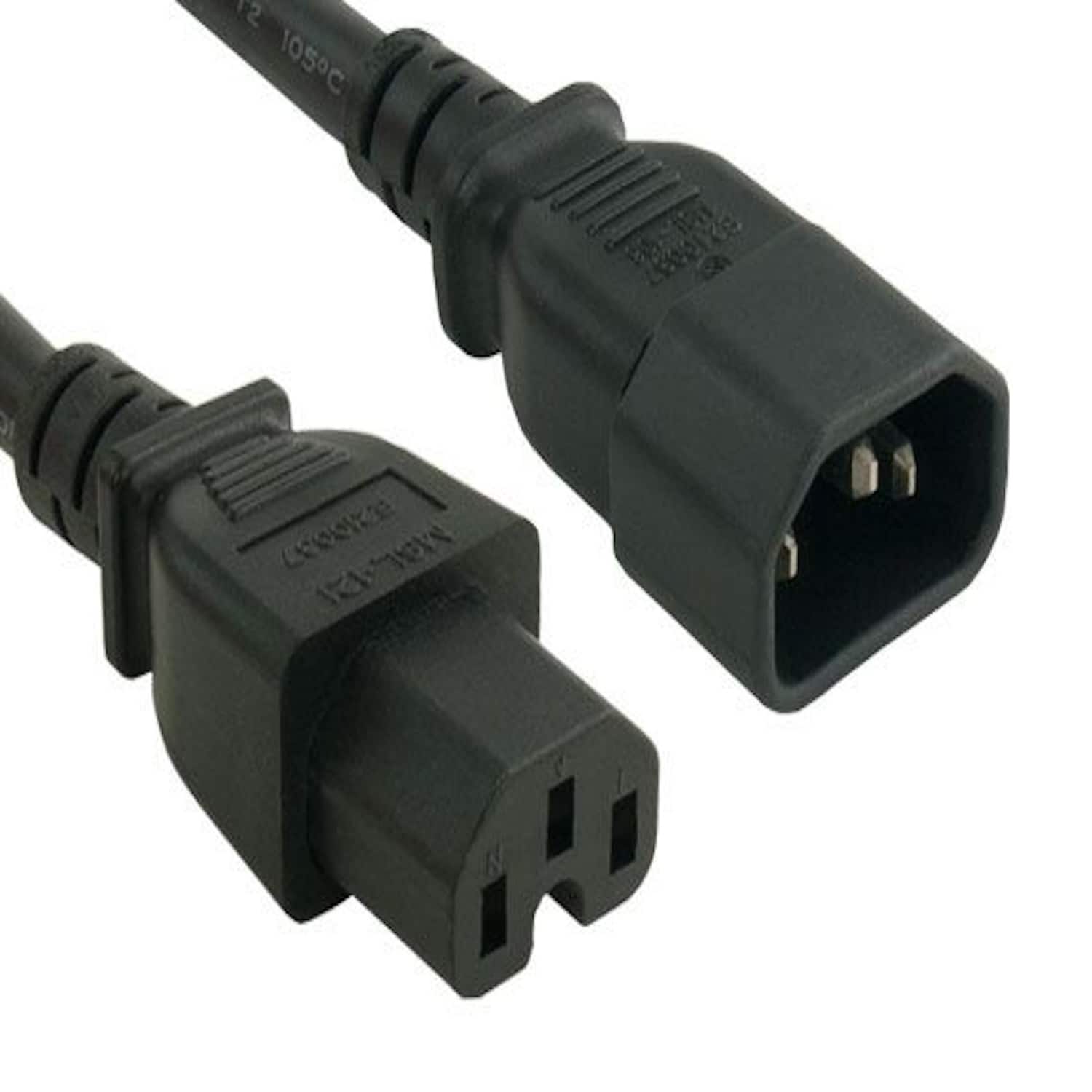 Sanoxy - Cables and Adapters; 10ft 14 AWG 15A 250V Power Cord (IEC320 C14 to IEC320 C15) - Black price history on PriceWatchPro