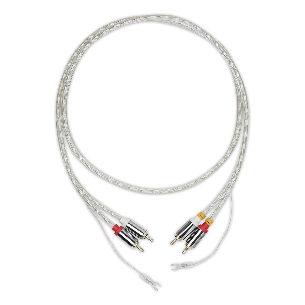 Pro-Ject - Connect it E RCA to RCA Phono Interconnect Cable (1.23m) - Silver