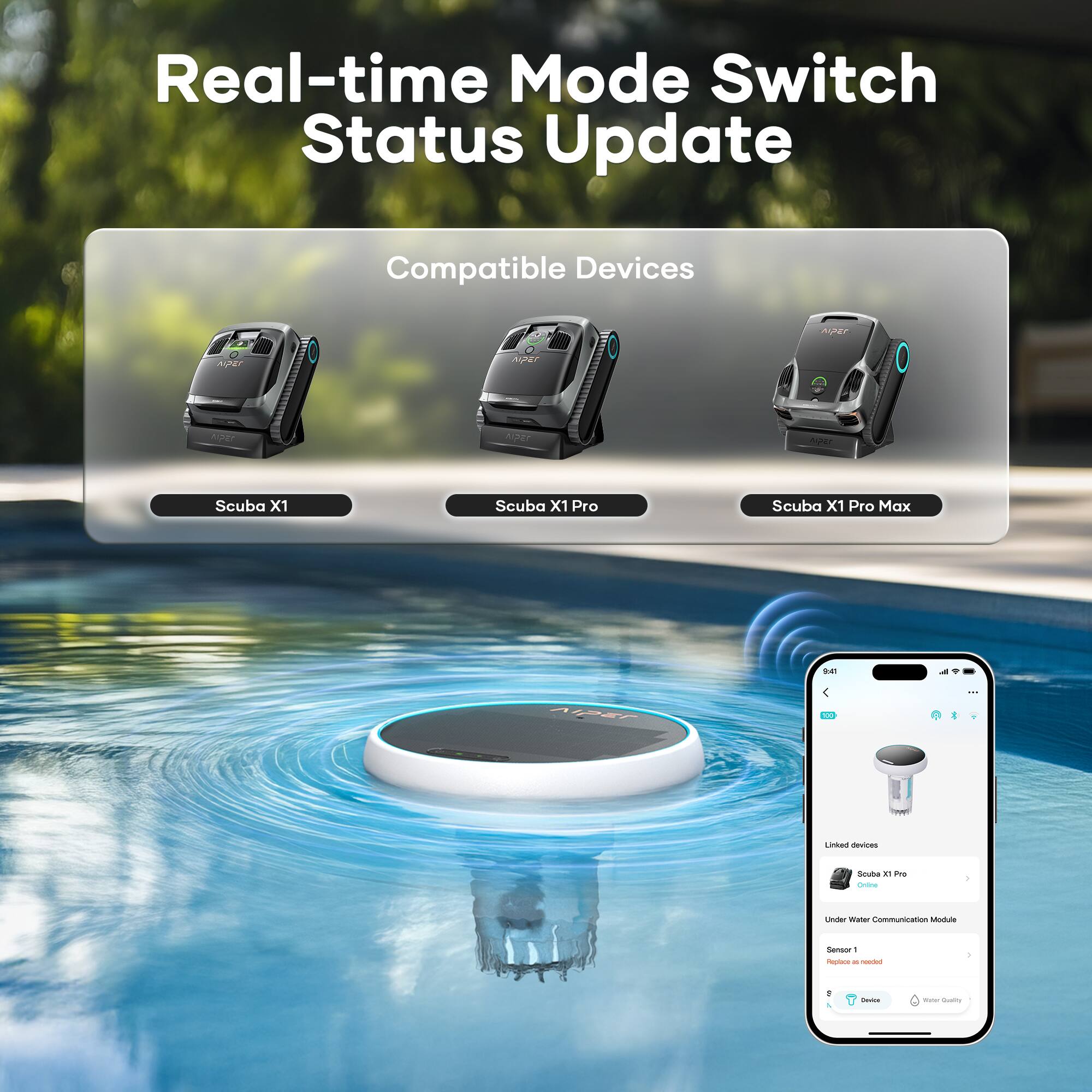 Real-time Mode Switch Status Update

Compatible Devices

Scuba X1
Scuba X1 Pro
Scuba X1 Pro Max

Under Water Communication Module

Sensor 1