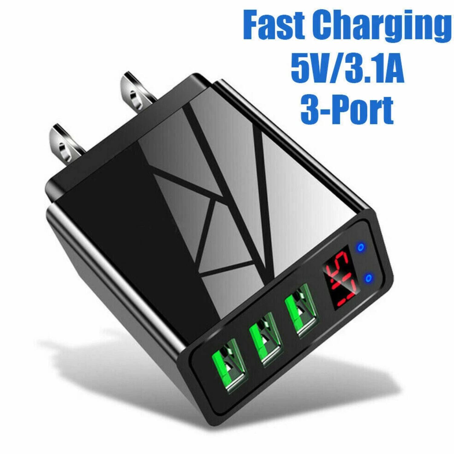 Fast Charging  
5V/3.1A  
3-Port