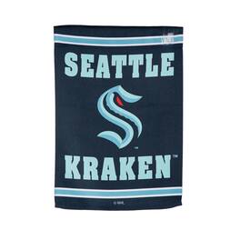 Evergreen Enterprises - Seattle Kraken 12.5" x 18" Double-Sided Embossed Suede Garden Flag - Multicolor