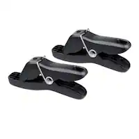 WORX - WA0235 Aerocart 2-Pack Universal Wheelbarrow Tool Holder - Black - Front_Zoom
