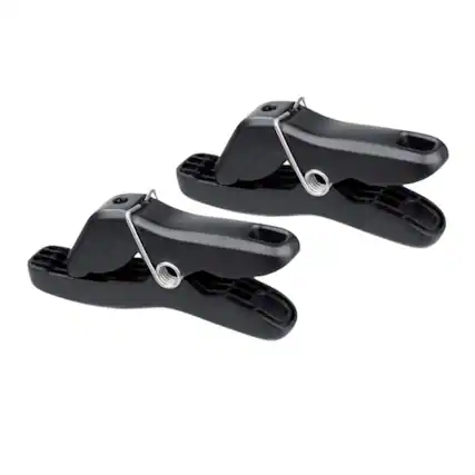 Front. WORX - Worx WA0235 Aerocart 2-Pack Universal Wheelbarrow Tool Holder - Black.