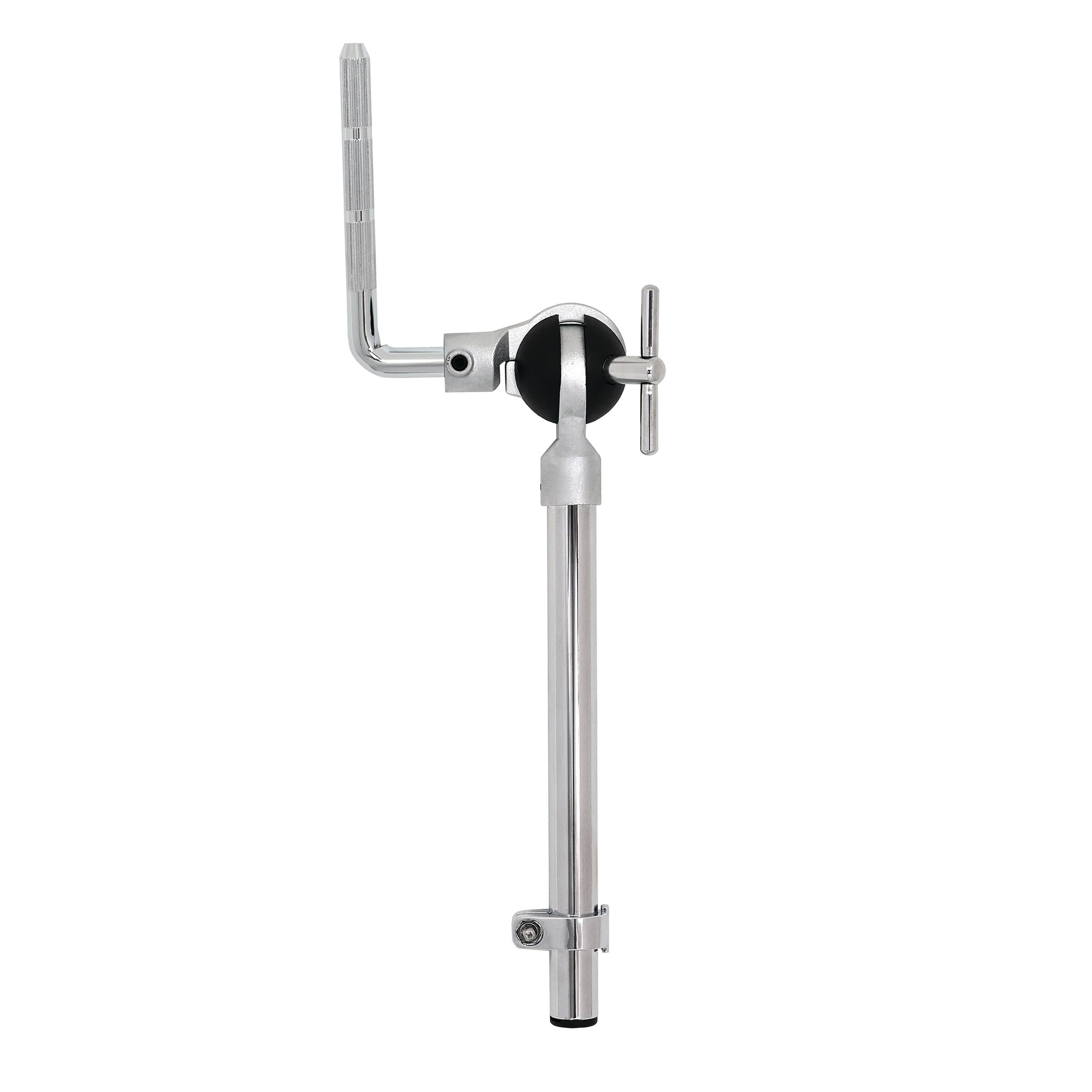 Front. Gibraltar Hardware - Medium Ultra Adjust Tom Arm, 10.5mm Diameter L-Rod with Ultra Adjust Positioning Joint with Memory Lock.