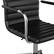 Alt View 22. Martha Stewart - Taytum Faux Leather Office Chair - Black Faux Leather/Polished Nickel.