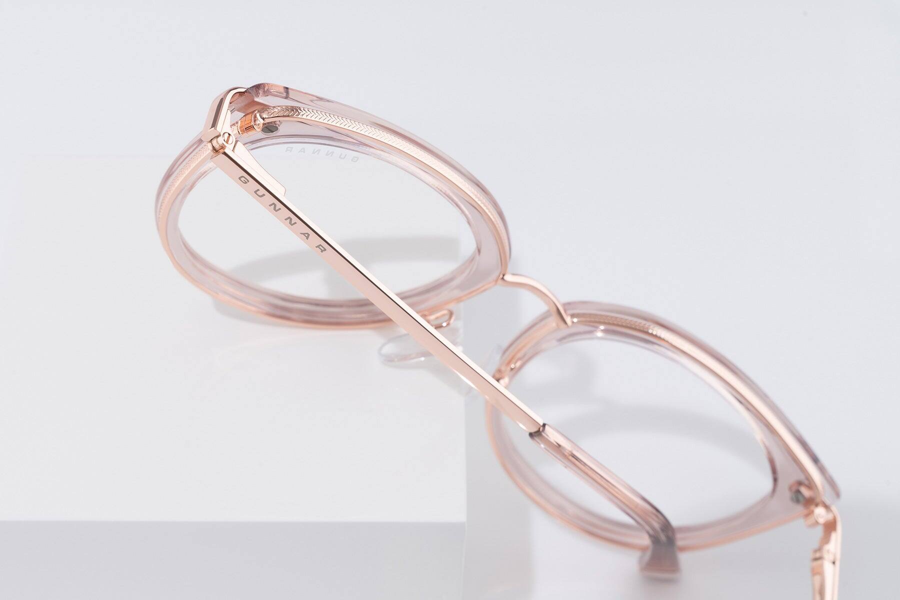 Alt View 7. GUNNAR - GUNNAR Womens Computer Glasses  -  Lahti, Poseidon, Clear Lens - Blue Light Blocking, Releive Dry Eye, Anti Glare - Poseidon.