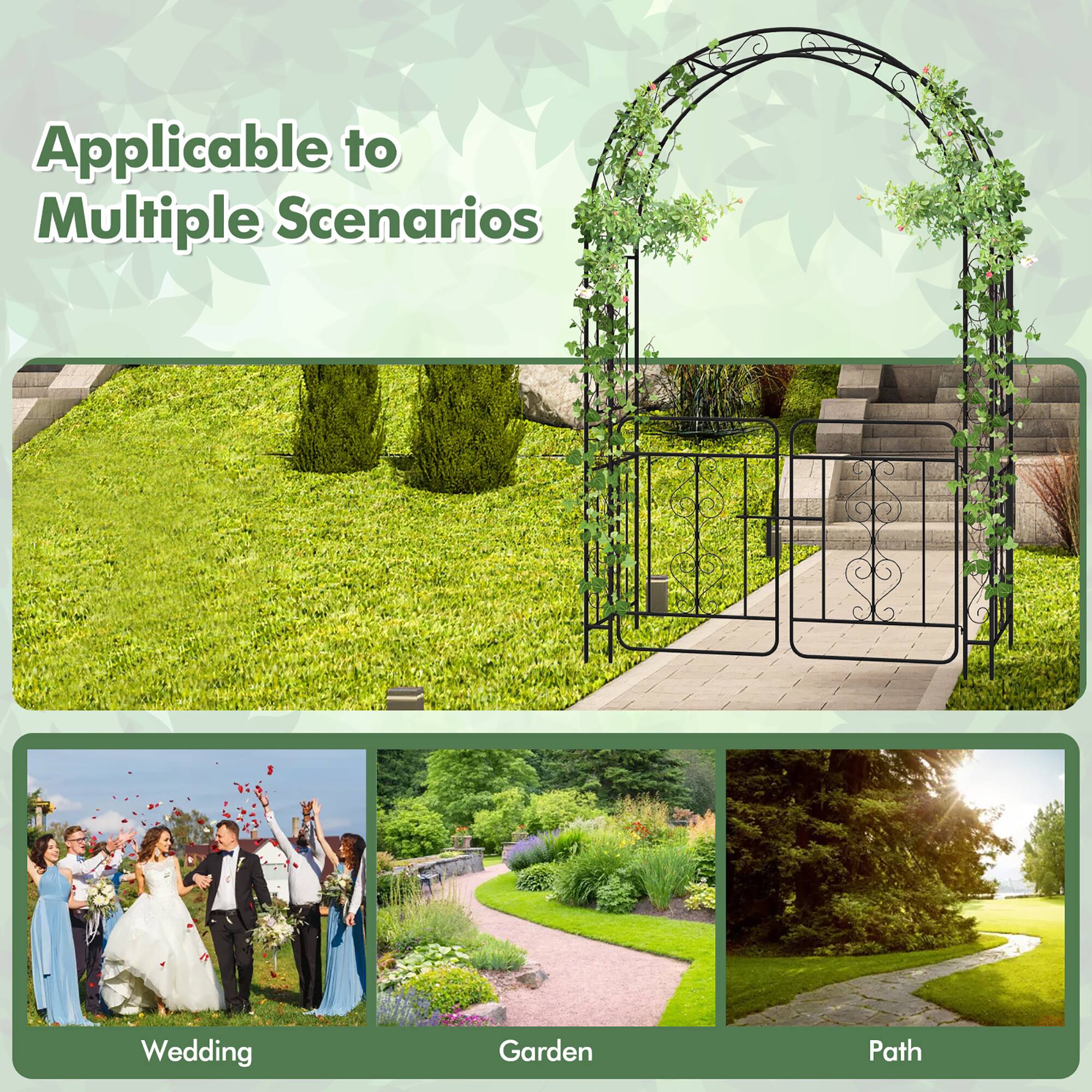 Applicable to Multiple Scenarios

Wedding  
Garden  
Path