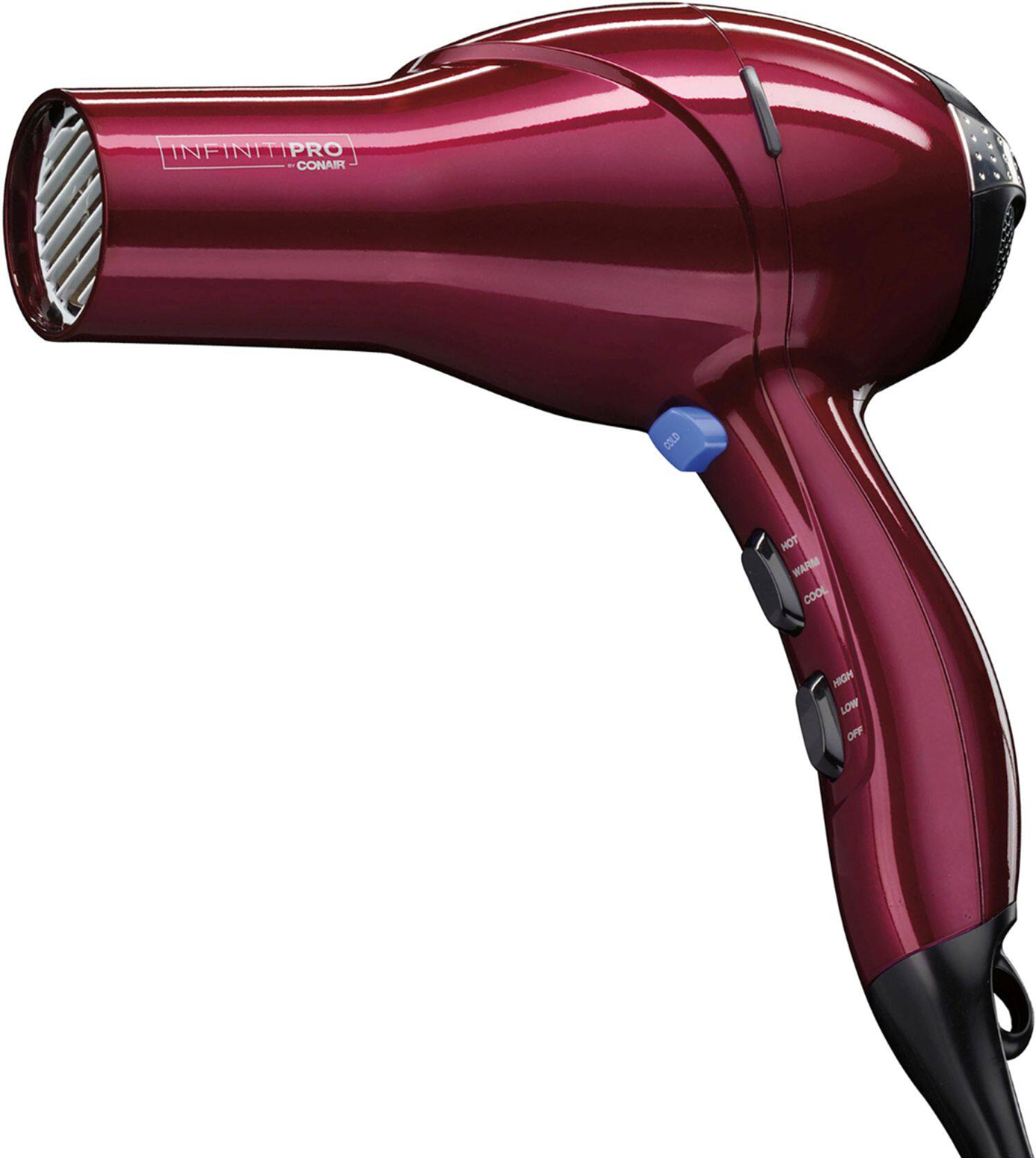 Alt View 12. Conair - InfinitiPRO 1875 Watt AC Motor Dryer - Bordeaux.