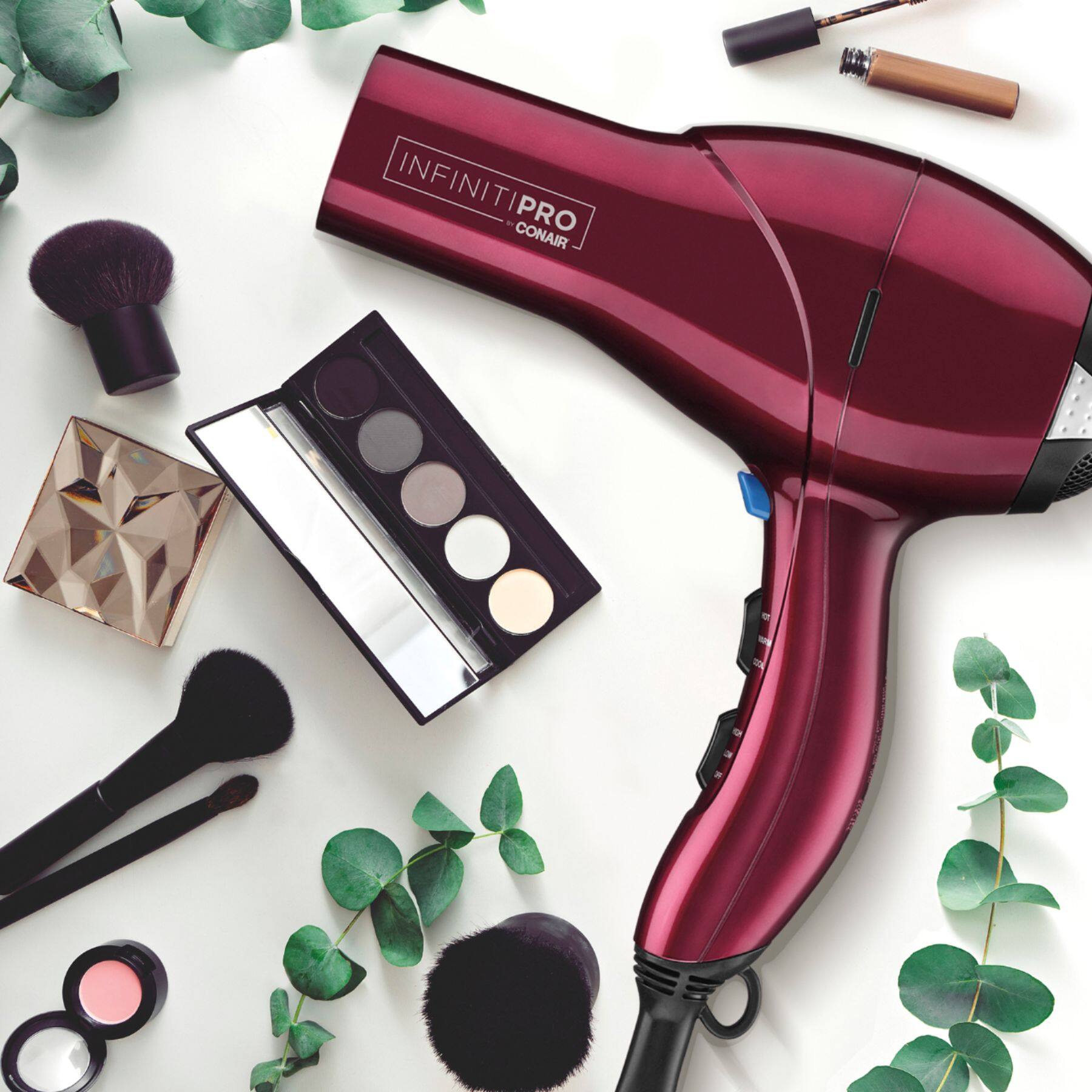 Alt View 16. Conair - InfinitiPRO 1875 Watt AC Motor Dryer - Bordeaux.