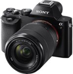 Front Zoom. Sony - Alpha a7 Full-Frame Mirrorless Camera with 28-70mm Lens - Black.