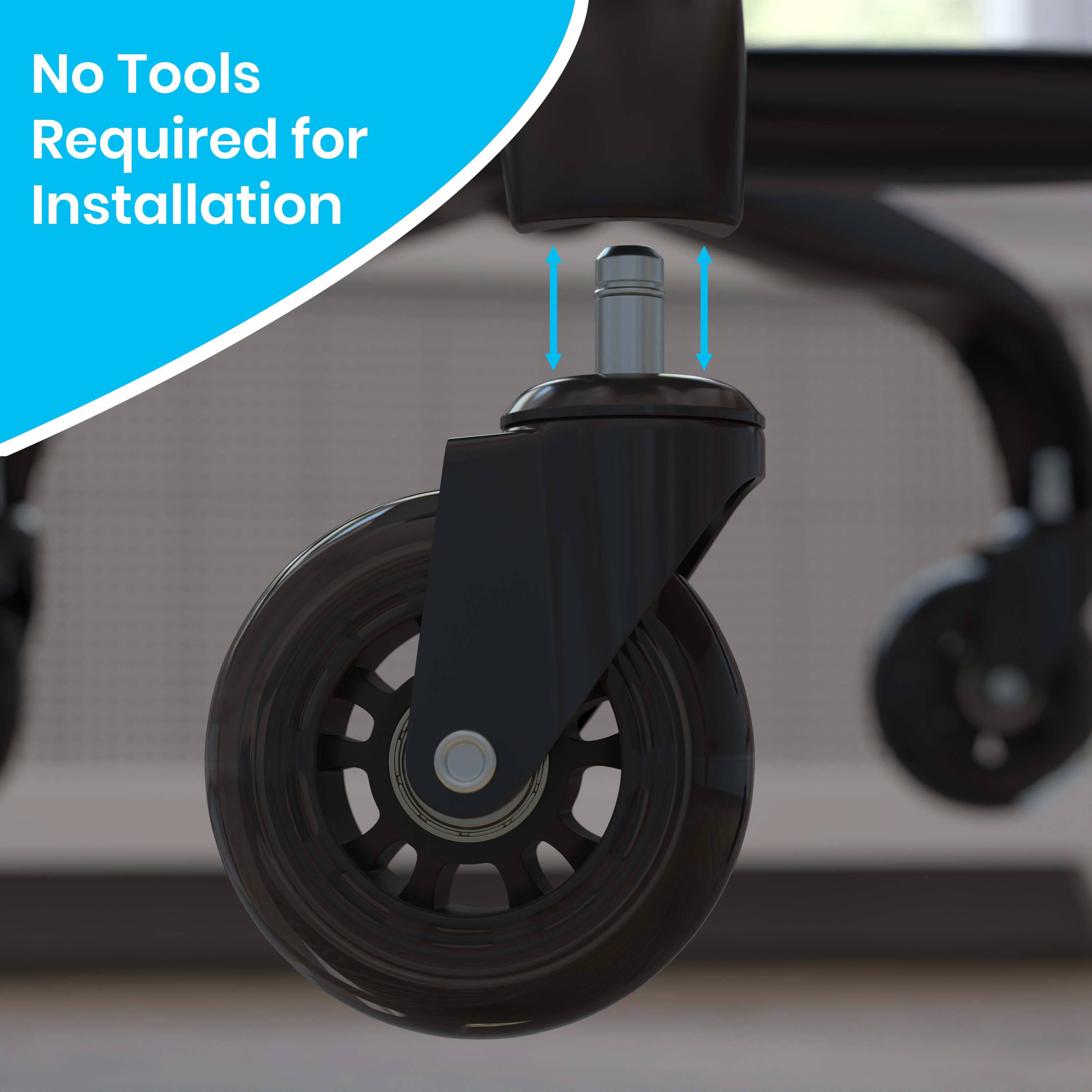 No Tools Required for Installation