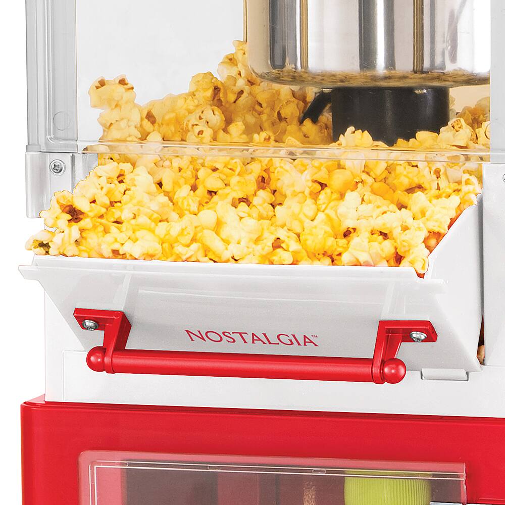 Alt View 14. Nostalgia - Nostalgia KPM200CART Vintage 2.5-Ounce Popcorn Cart - 45 Inches Tall - Red.