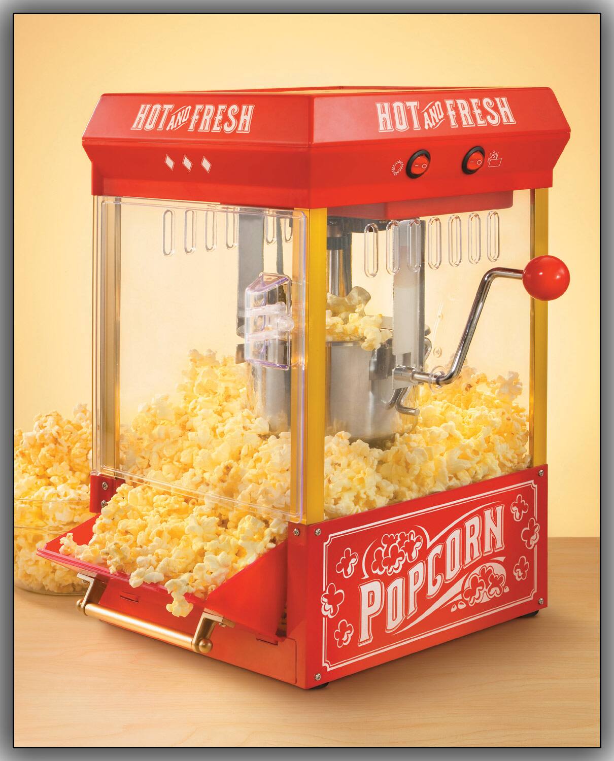 Alt View 11. Nostalgia - Nostalgia KPM200 2.5-Ounce Kettle Popcorn Maker - Red.