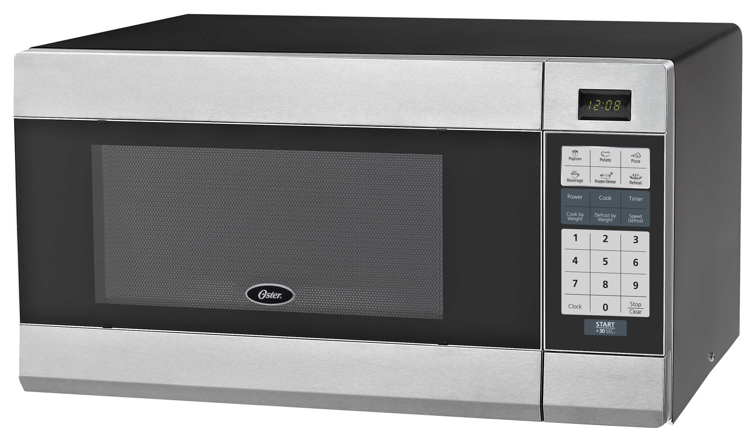 Best Buy: Oster 1.1 Cu. Ft. Mid-Size Microwave Stainless-Steel OM1101N0E