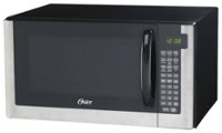 Front Zoom. Oster - 1.4 Cu. Ft. Mid-Size Microwave - Black.