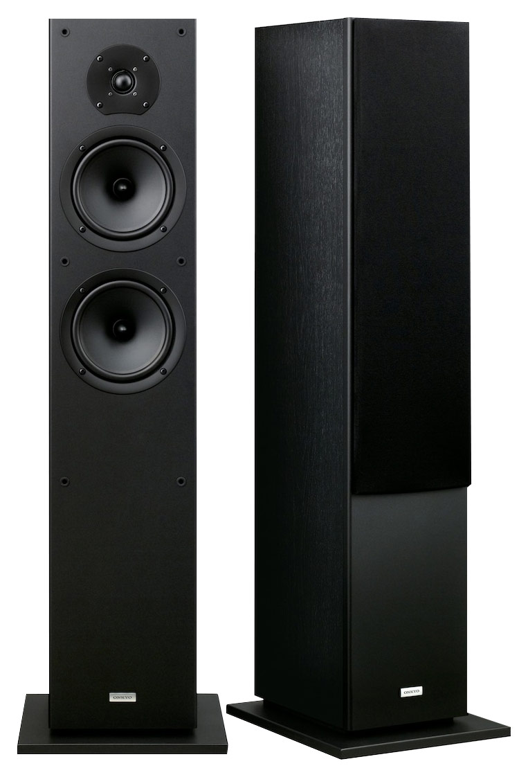 Way Floor Speakers (Pair) Black SKF-4800