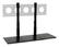 Front Standard. TV Smart Shelf - TV Component Shelf - Black.