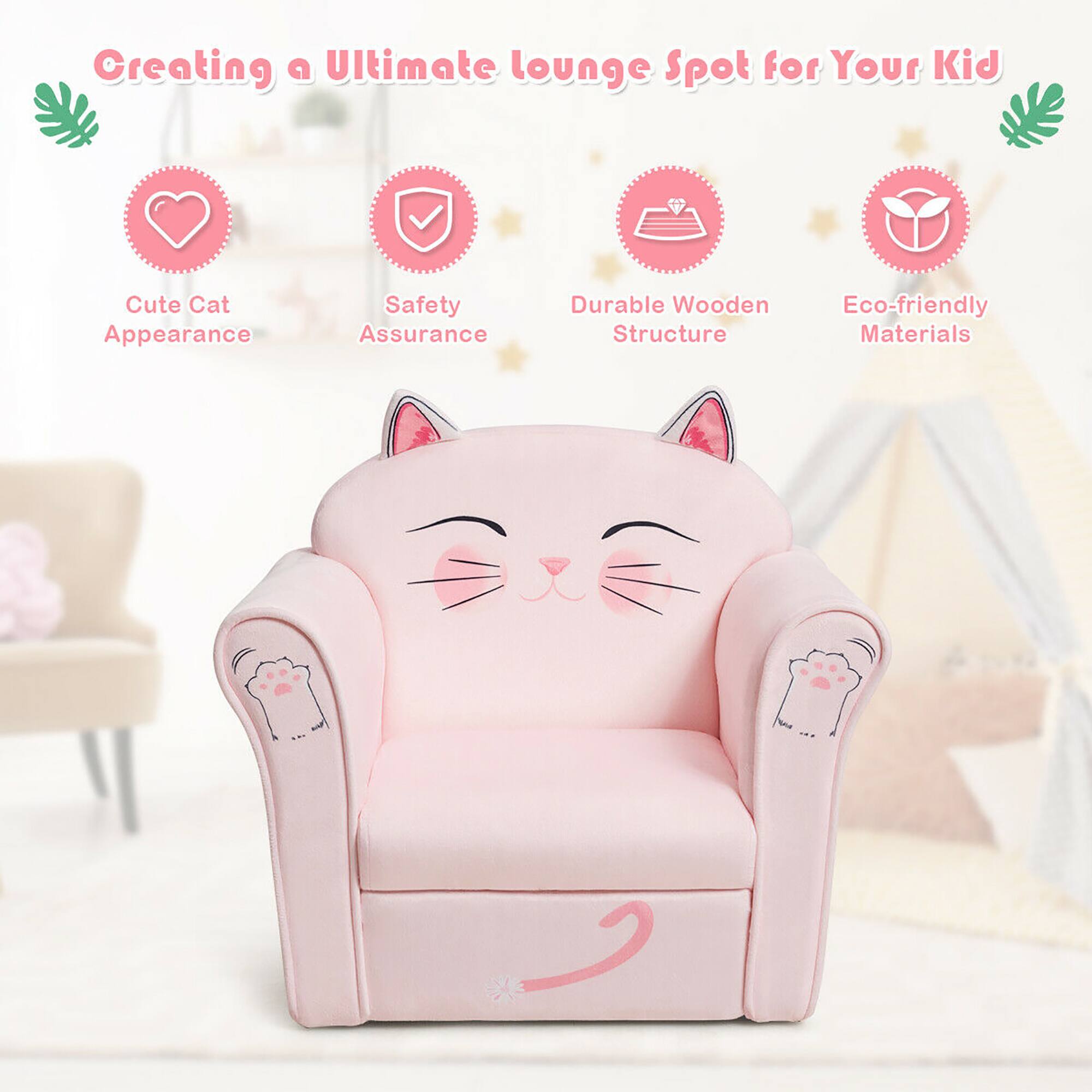 Creating a Ultimate lounge Spot for Your Kid

- Cute Cat Appearance
- Safety Assurance
- Durable Wooden Structure
- Eco-friendly Materials