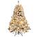 Front. Costway - 4.5ft Pre-Lit Premium Snow Flocked Hinged Artificial Christmas Tree w/150 Lights - Green/White.