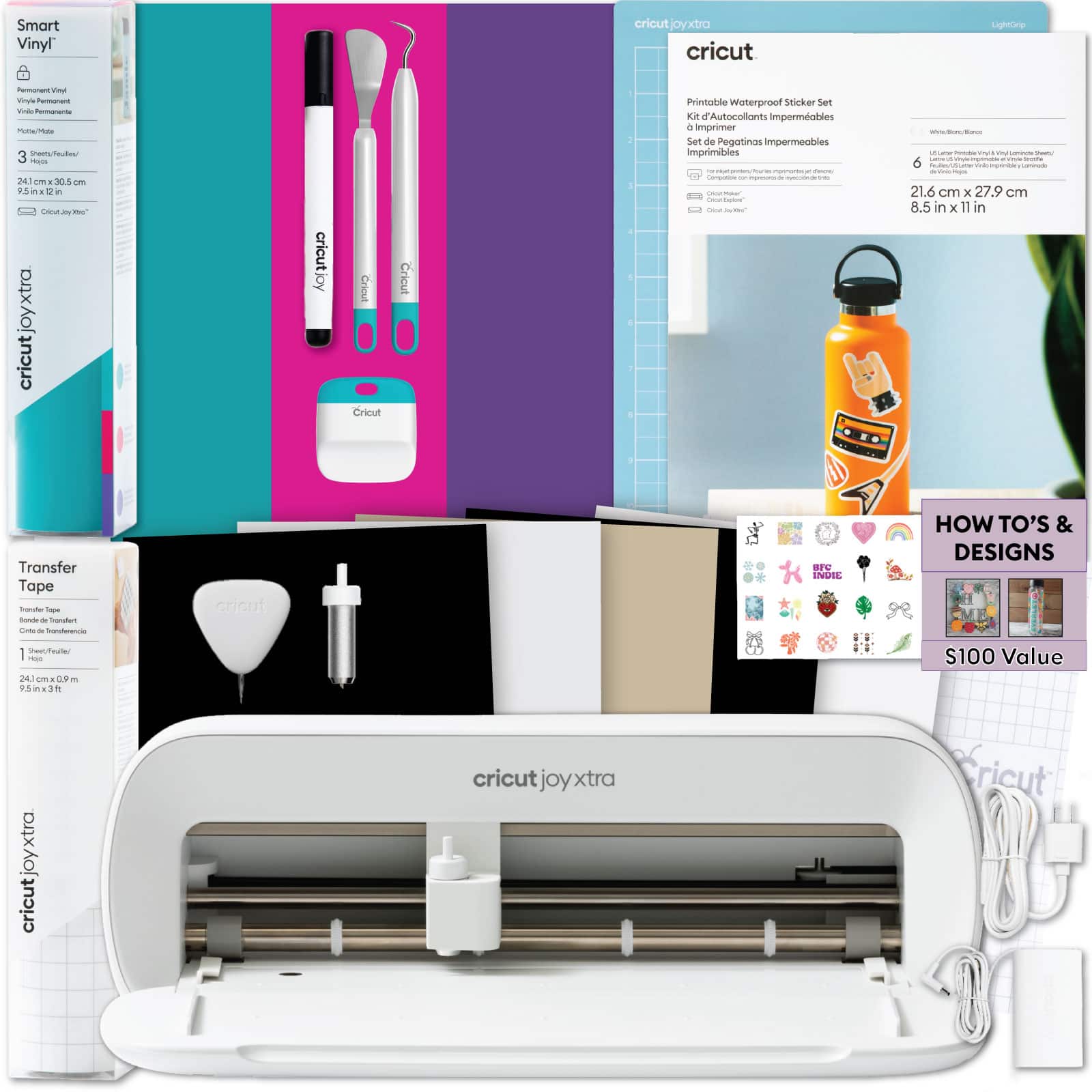Cricut Joy Xtra Cutting Machine with Printable Sticker Paper
