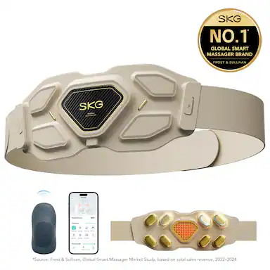 SKG NO.1 GLOBAL SMART MASSAGER BRAND
FROST & SULLIVAN
SKG
*Source: Frost & Sullivan, Global Smart Massager Market Study, based on total sales revenue, 2022-2024.