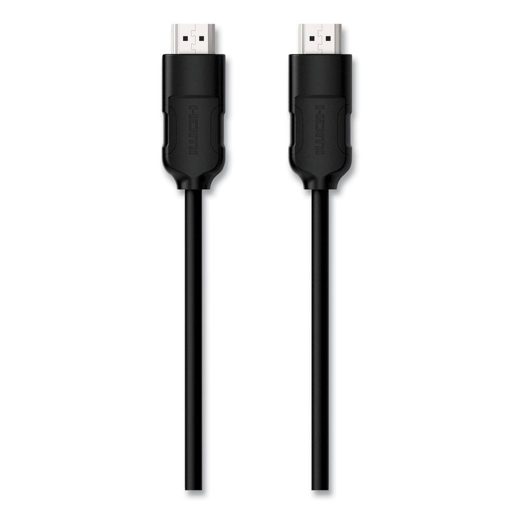 Left. Belkin - F8V3311B15 15 ft. HDMI to HDMI Audio/Video Cable - Black - Black.