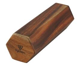 Tycoon Percussion - 8" Hex-Jam Shaker, Made from Jamjuree Wood, Sharp, Crisp Tones, Percussion Ensembles