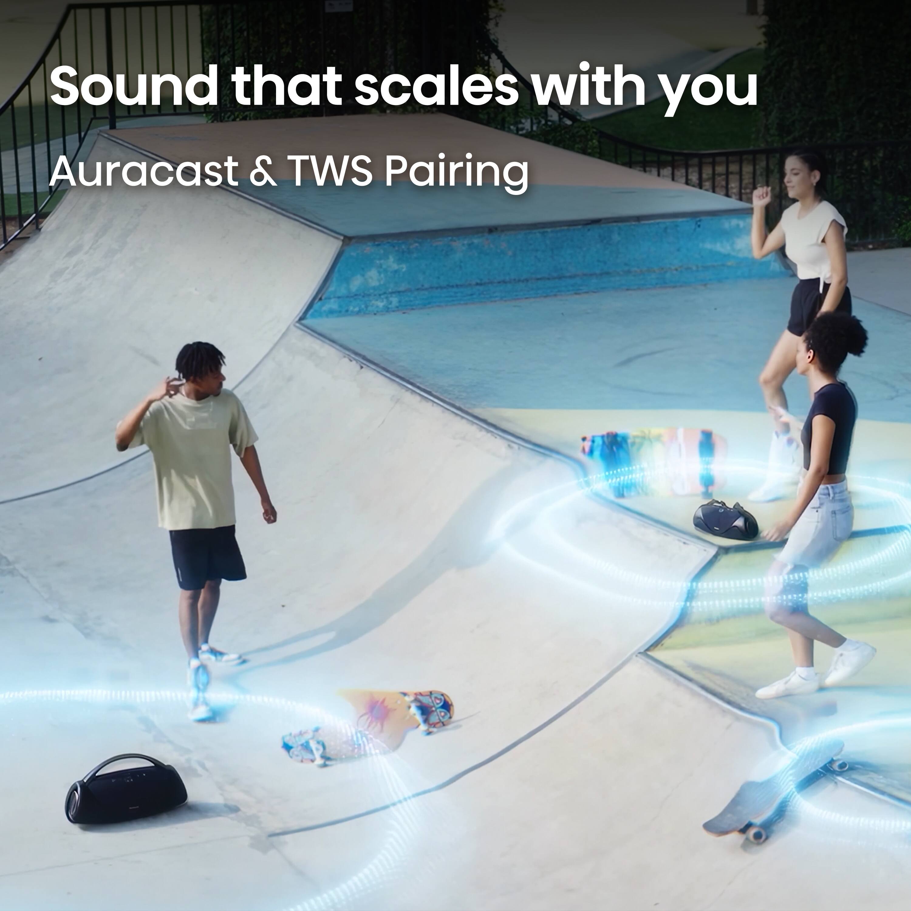 Sound that scales with you  
Auracast & TWS Pairing