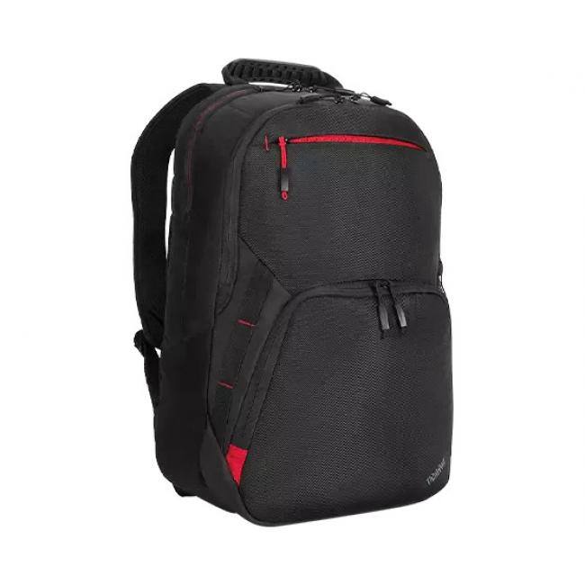Alt View 1. Lenovo - Lenovo Essential Plus Carrying Case Rugged (Backpack) for 15.6" Notebook - Black - Weather Resistant, Wear Resistant - Black.