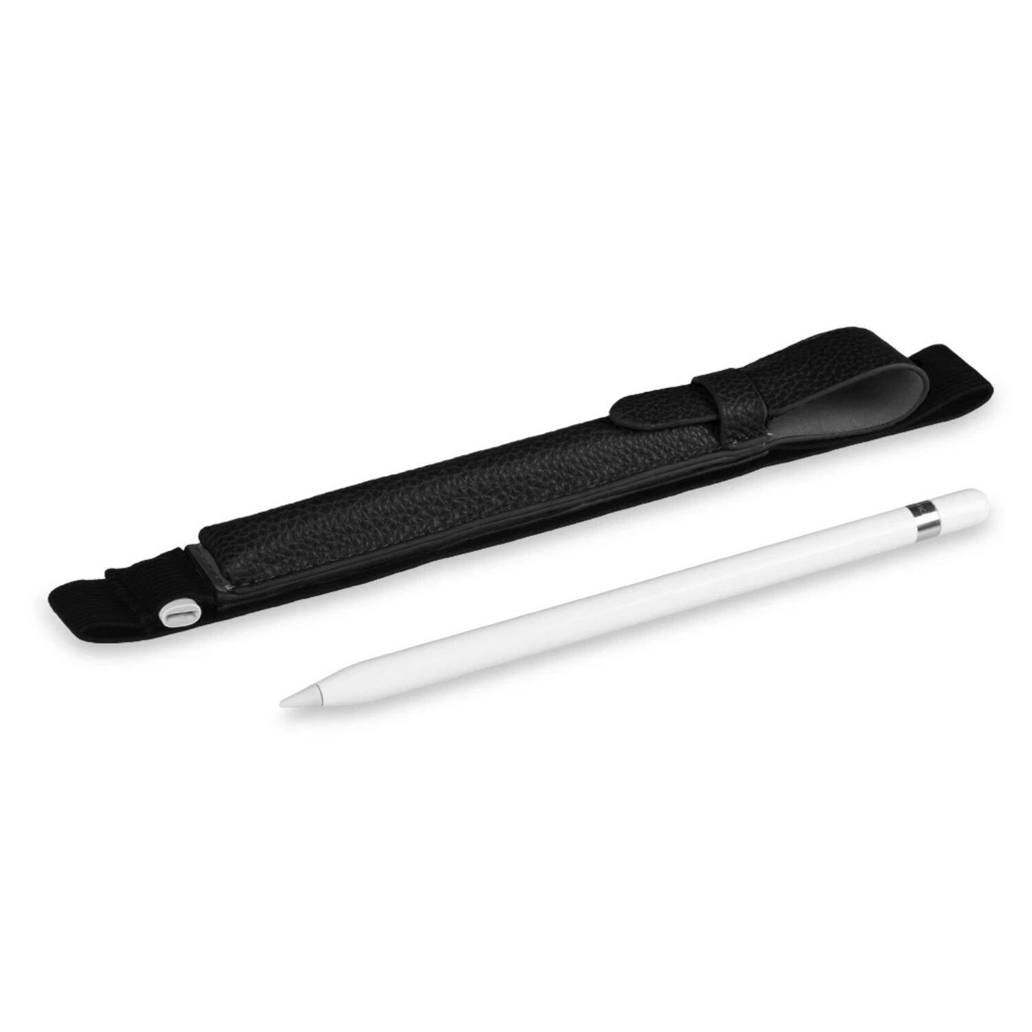Angle. Stock Preferred - Ultra-Slim Pencil Stylus Holder Case for Apple Pencil 1st & 2nd Gen - Black - Black.
