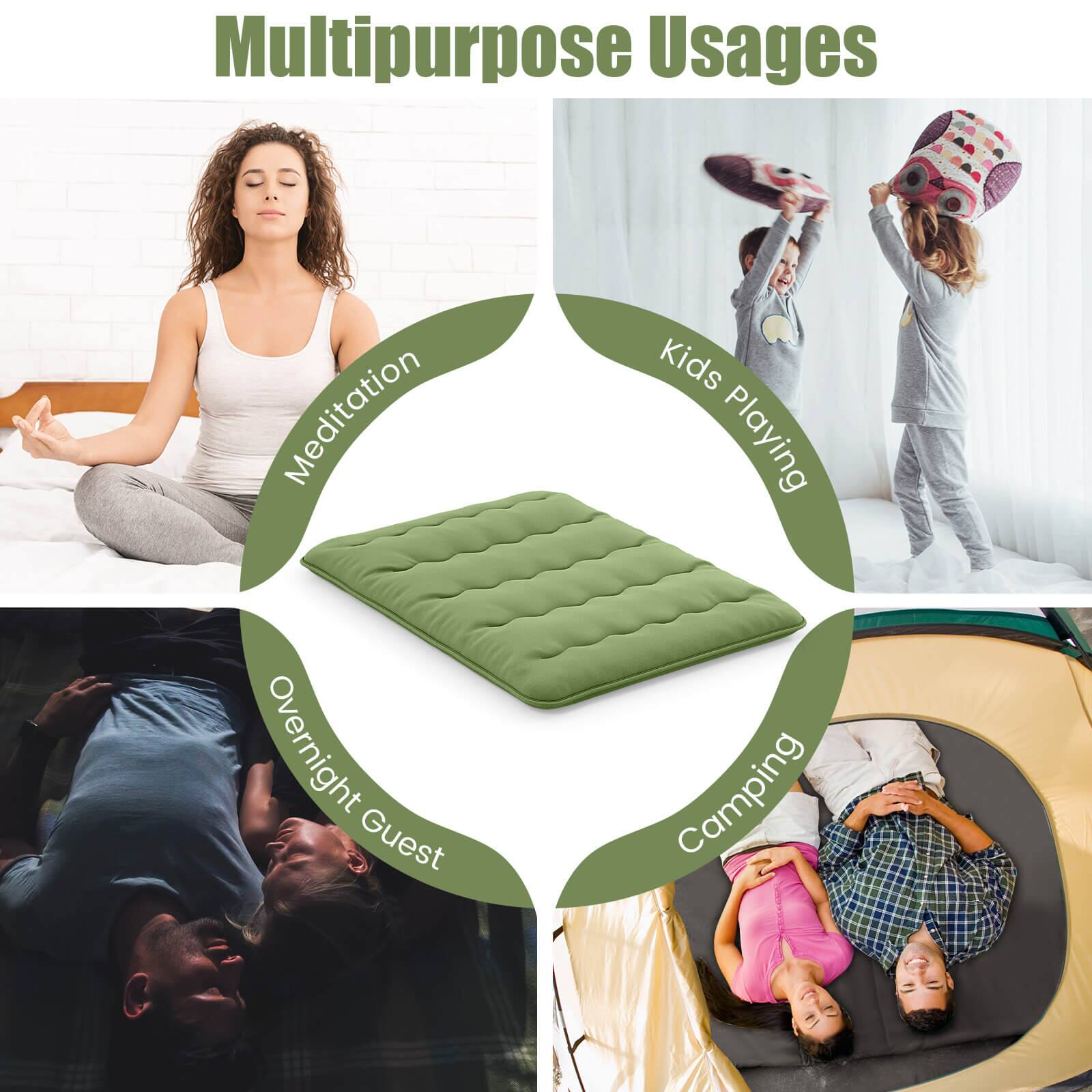 Multipurpose Usages

- Meditation
- Kids Playing
- Overnight Guest
- Camping