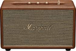 Marshall - Acton III Bluetooth Home Speaker with Bass / Treble / Volume Controls and 3.5 mm Auxiliary Input - Brown - Front_Zoom
