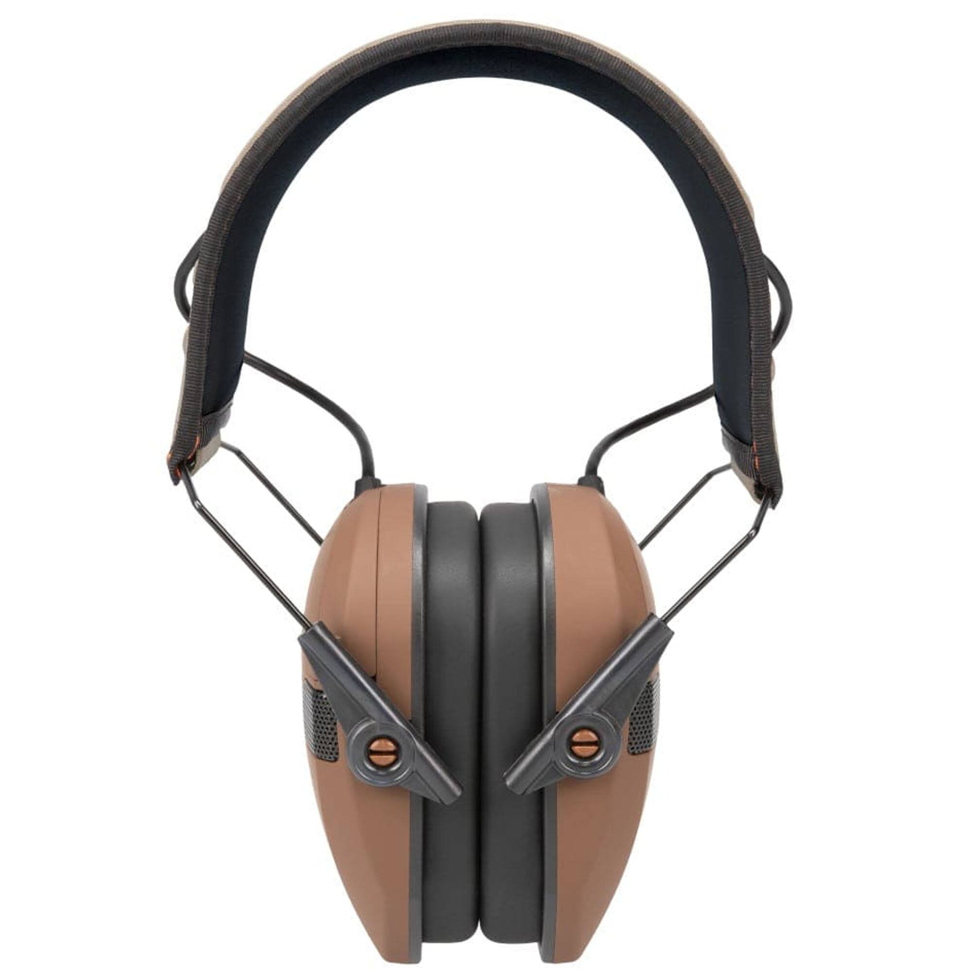 Alt View 1. Walker’s - Walkers Razor Slim Electronic Wetlands LTD Muff with Full Range Speakers - Brown.