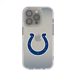Keyscaper - NFL - Indianapolis Colts Linen Logo iPhone Clear Case - 16e - Multicolor