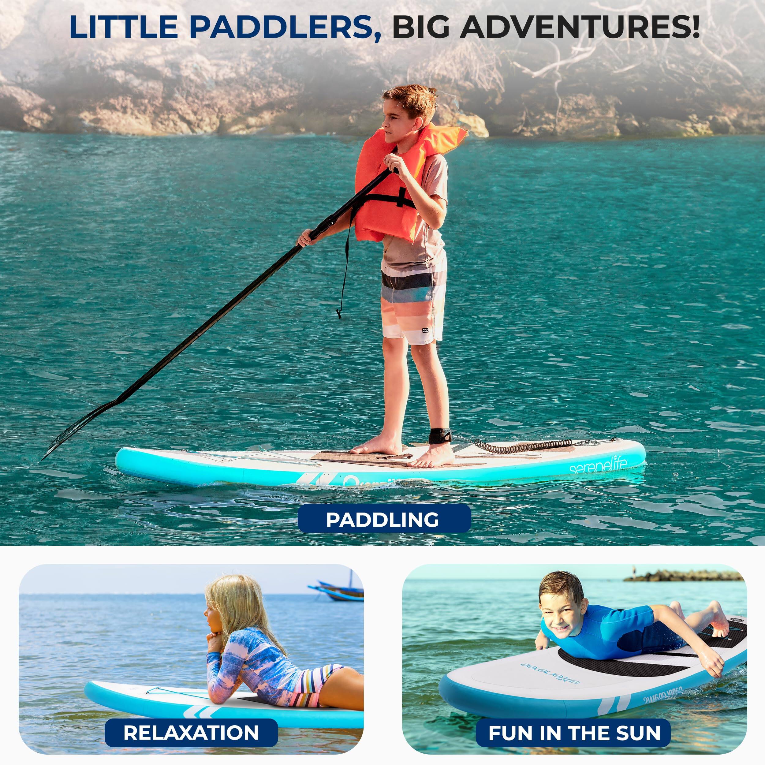 LITTLE PADDLERS, BIG ADVENTURES!

PADDLING

RELAXATION

FUN IN THE SUN